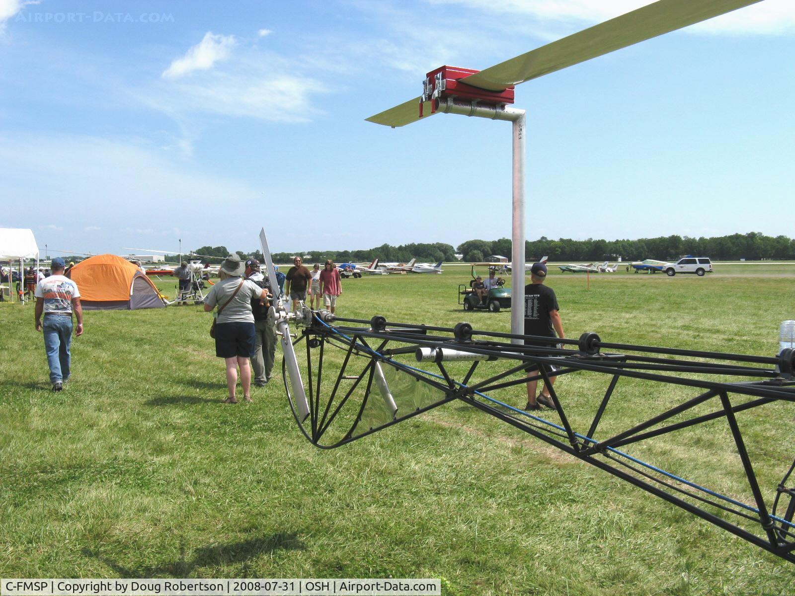 C-FMSP, 2008 Canadian Home Rotors Safari C/N 2136, 2008 LaFierriere Canadian Home Rotors SAFARI, Lycoming O-320, WINNER-EAA 2008 Gold Lindy Grand Champion Rotorcraft, anti-torque rotor