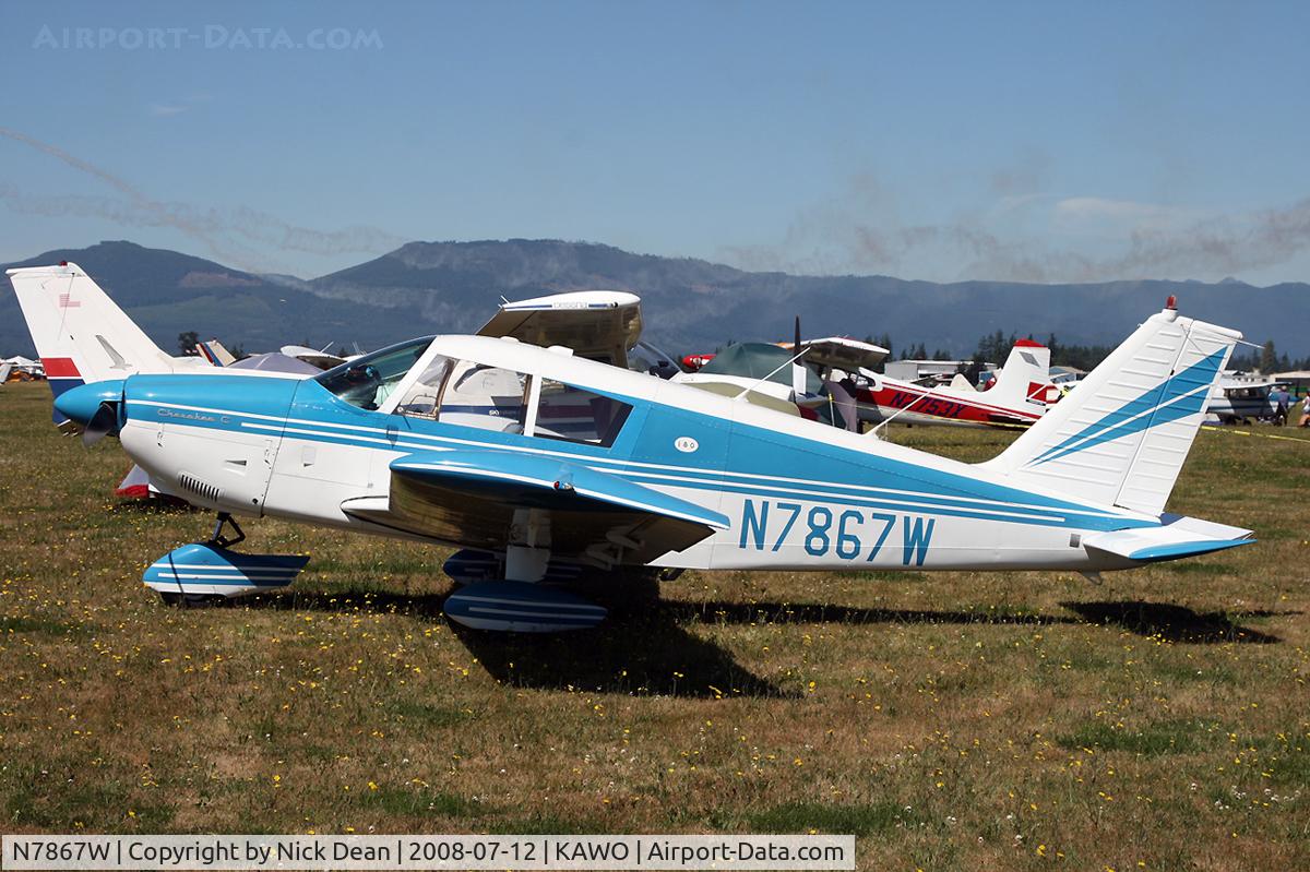 N7867W, 1964 Piper PA-28-180 C/N 28-1888, Arlington fly in