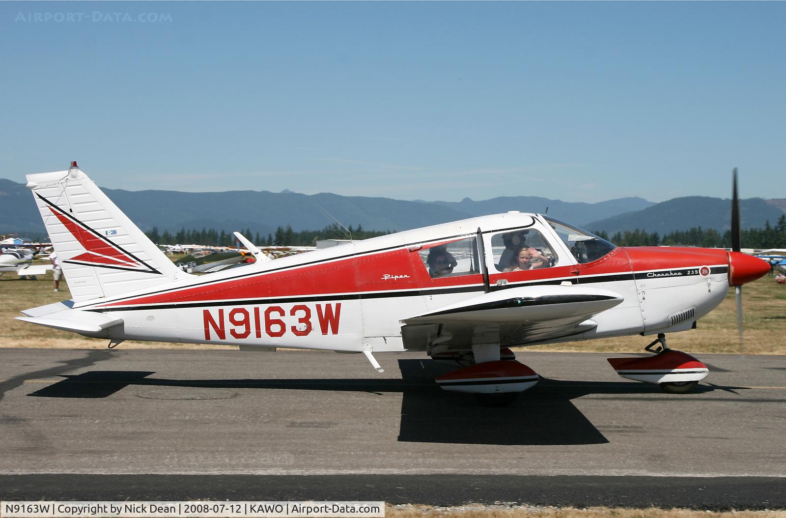 N9163W, 1966 Piper PA-28-235 C/N 28-10788, Arlington fly in