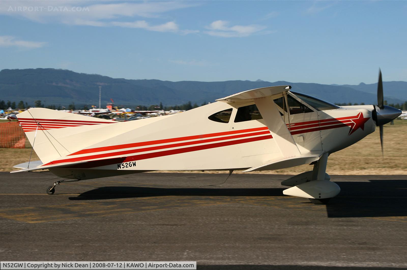 N52GW, 1986 Sorrell SNS-7 Hiperbipe C/N 224, Arlington fly in