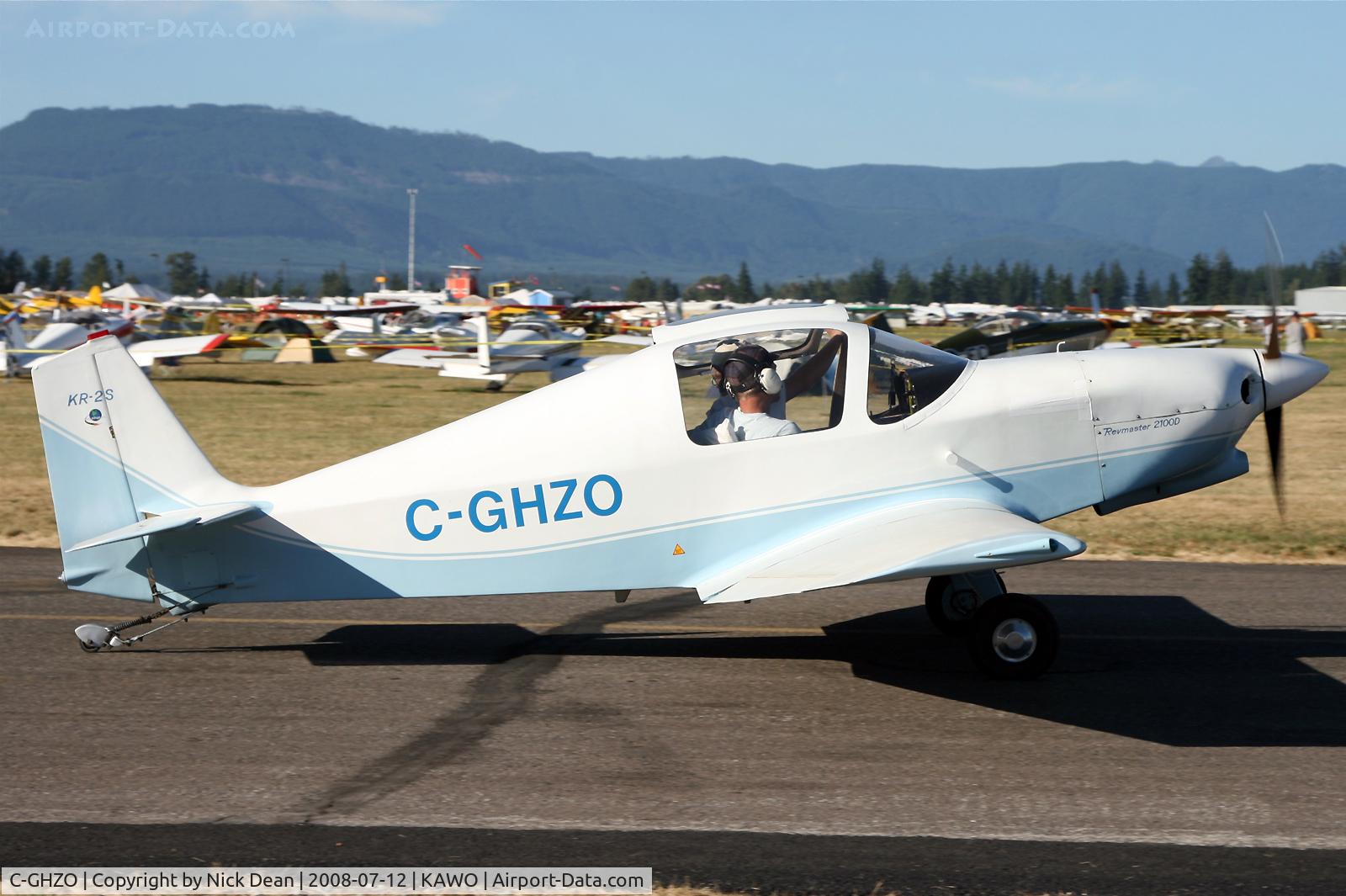 C-GHZO, 2001 Rand KR-2S C/N 1028, Arlington fly in