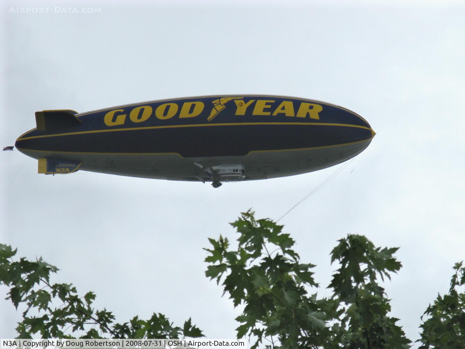 N3A, 1976 Goodyear GZ-20A C/N 4118, 1976 Goodyear GZ-20A Blimp, two Continental IO-360s