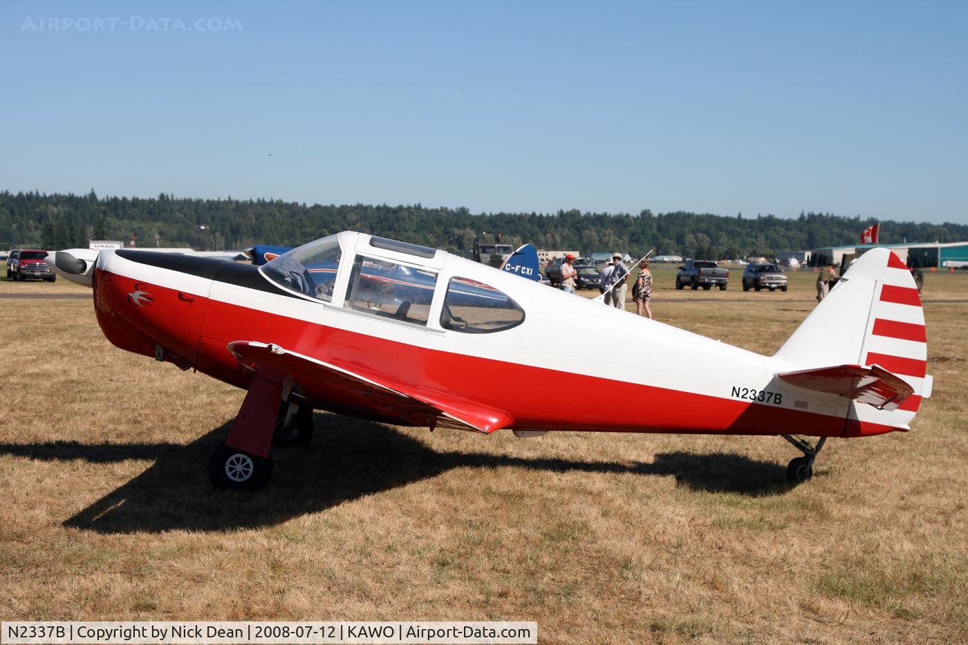 N2337B, 1978 Temco GC-1B Swift C/N 3637, Arlington fly in
