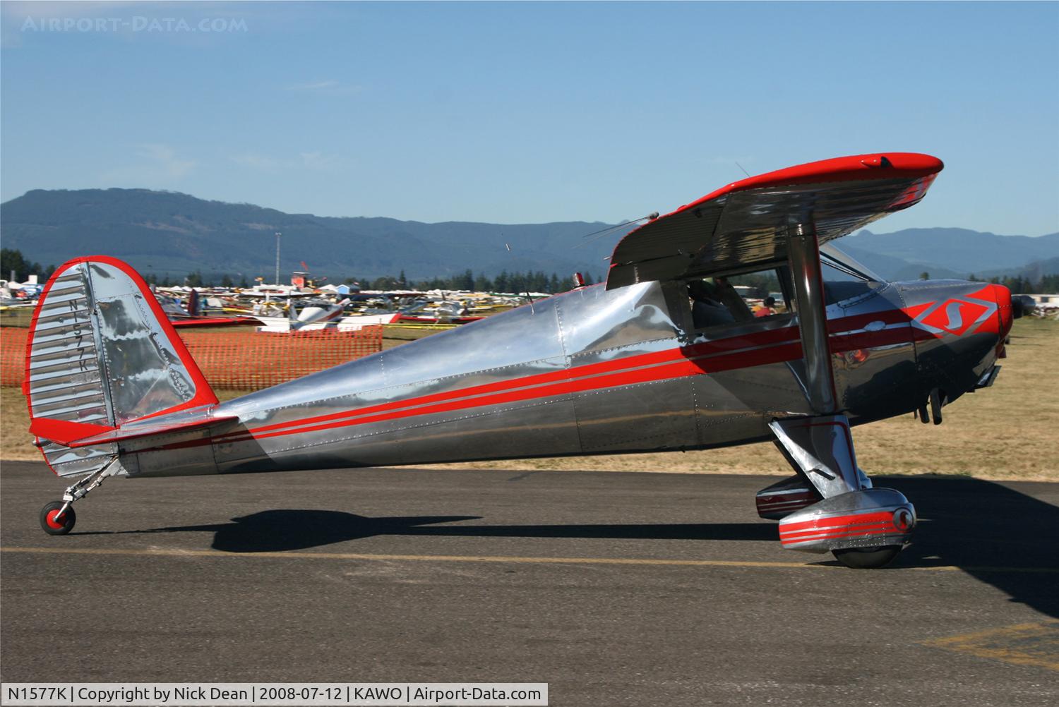 N1577K, 1946 Luscombe 8C Silvaire C/N 4304, Arlington fly in