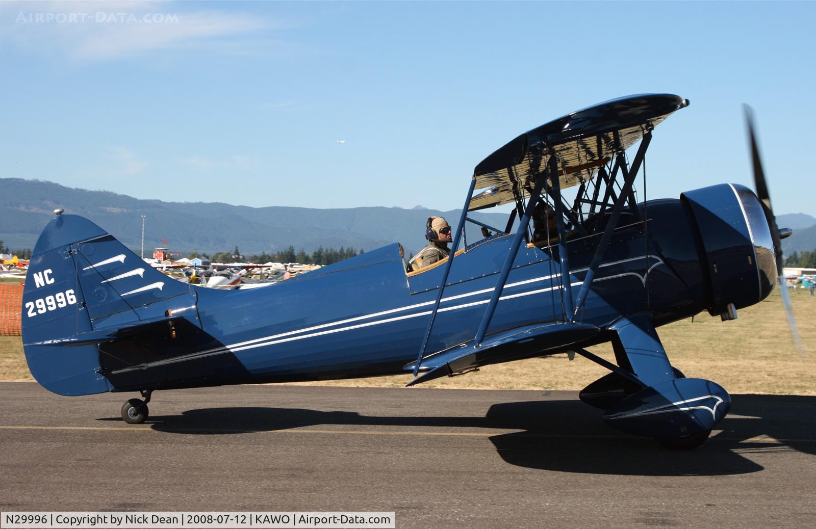 N29996, 1940 Waco UPF-7 C/N 5493, Arlington fly in