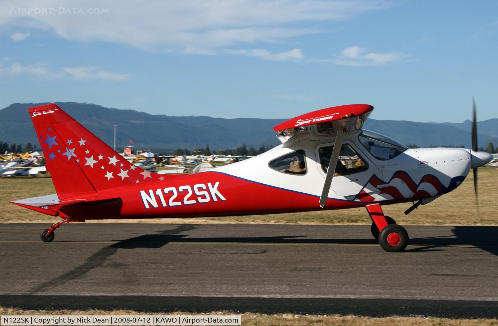N122SK, 2007 Galsair GS-2 Sportsman C/N 7207, Arlington fly in