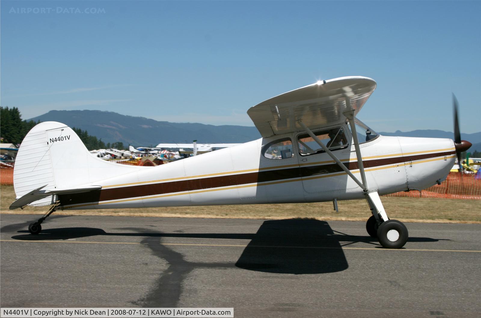 N4401V, 1948 Cessna 170 C/N 18534, Arlington fly in