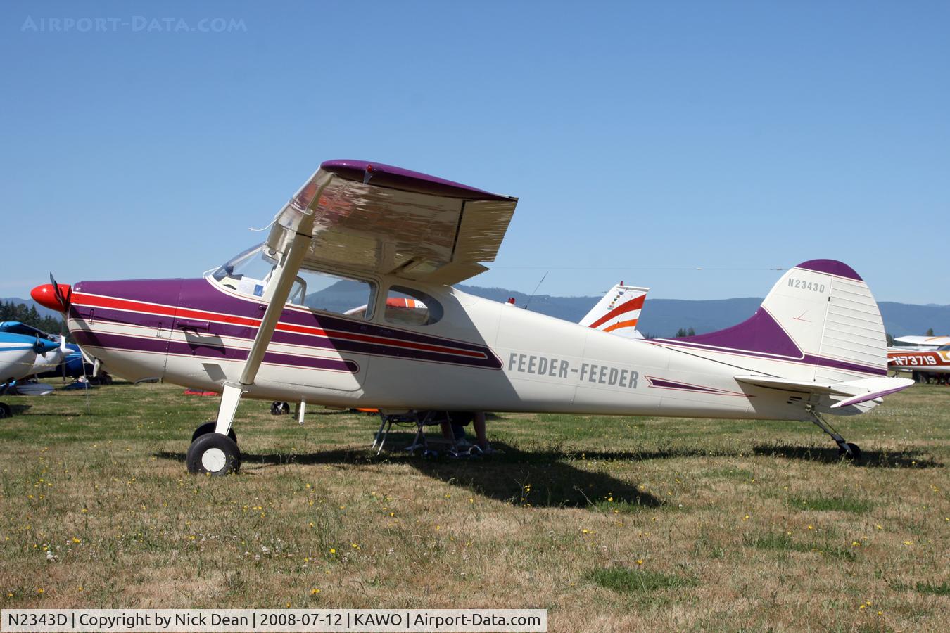 N2343D, 1952 Cessna 170B C/N 20495, Arlington fly in