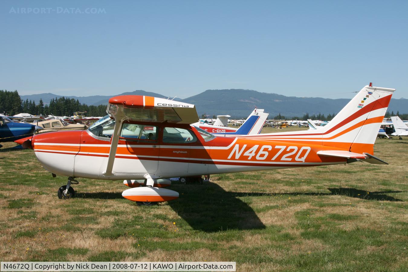 N4672Q, 1973 Cessna 172M C/N 17261743, Arlington fly in