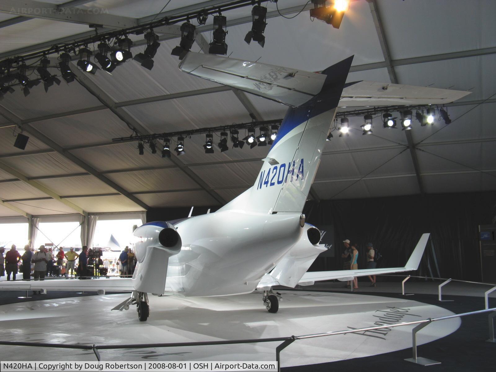N420HA, 2003 Honda HA-420 HondaJet C/N P001, 2003 Honda R&D America HA-420 HONDAJET, two GE HR-120 Turbojets, Experimental class
