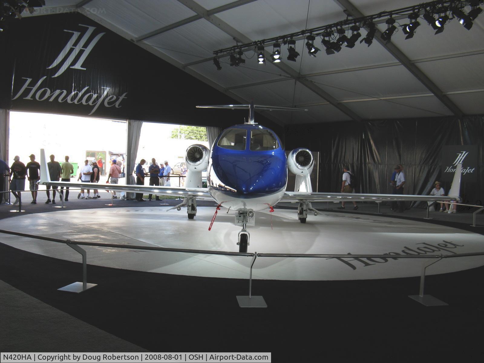 N420HA, 2003 Honda HA-420 HondaJet C/N P001, 2003 Honda R&D America HA-420 HONDAJET, two GE HR-120 Turbojets, Experimental class