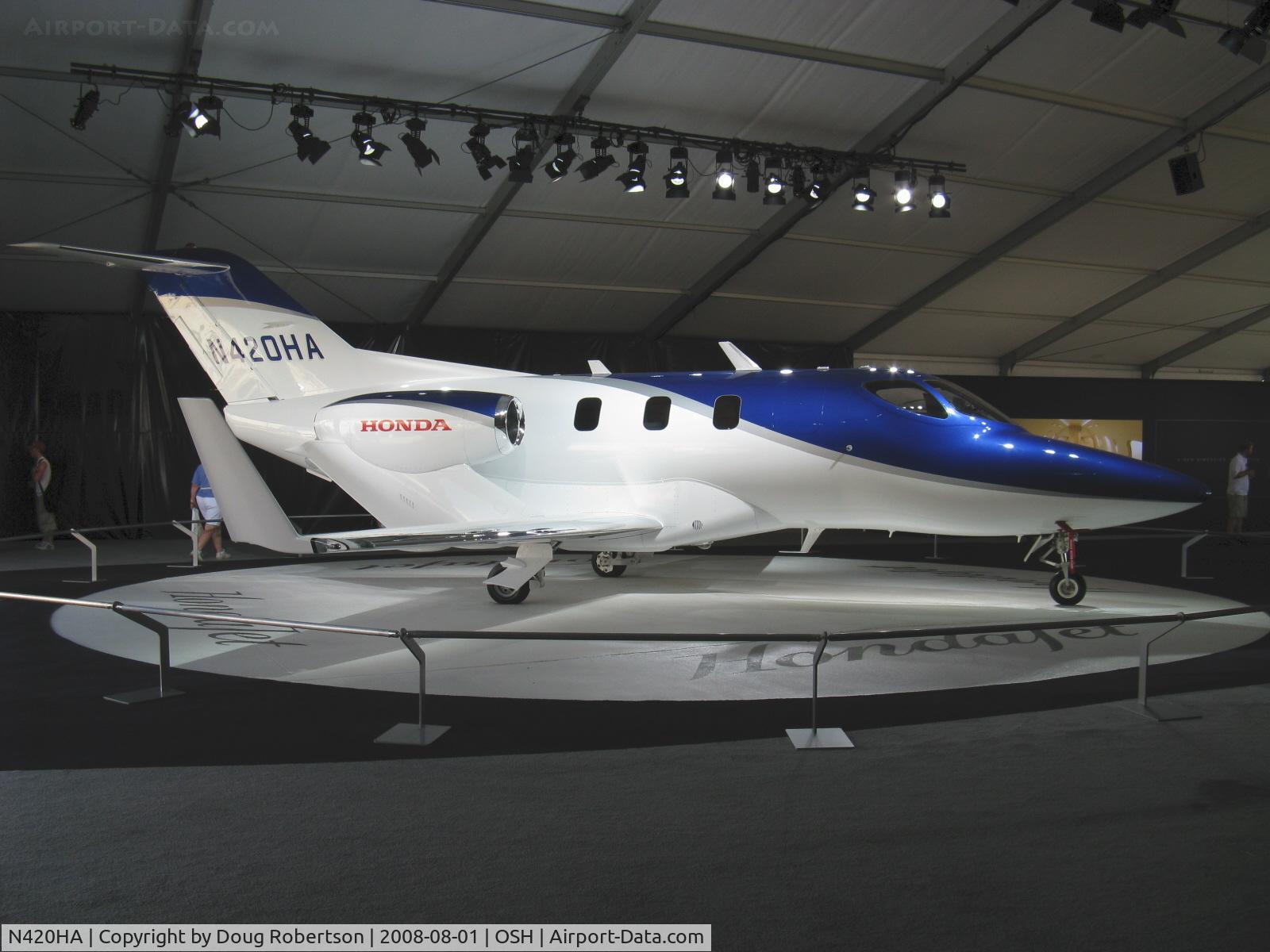 N420HA, 2003 Honda HA-420 HondaJet C/N P001, 2003 Honda R&D America HA-420 HONDAJET, two GE HR-120 Turbojets, Experimental class