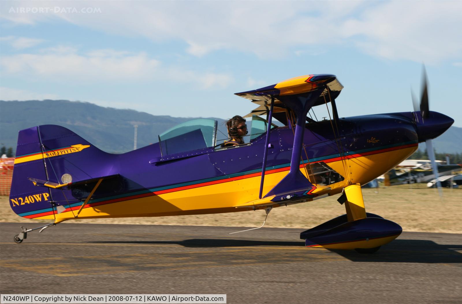 N240WP, 1996 Pitts S-1 Special C/N WP-01, Arlington fly in