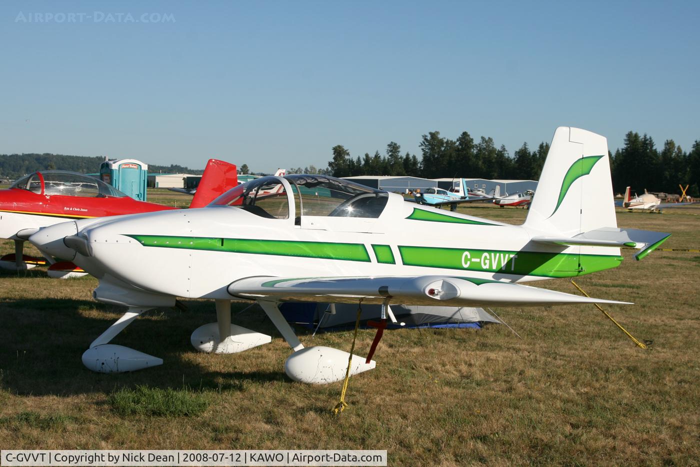 C-GVVT, 2007 Van's RV-7A C/N 72223, Arlington fly in