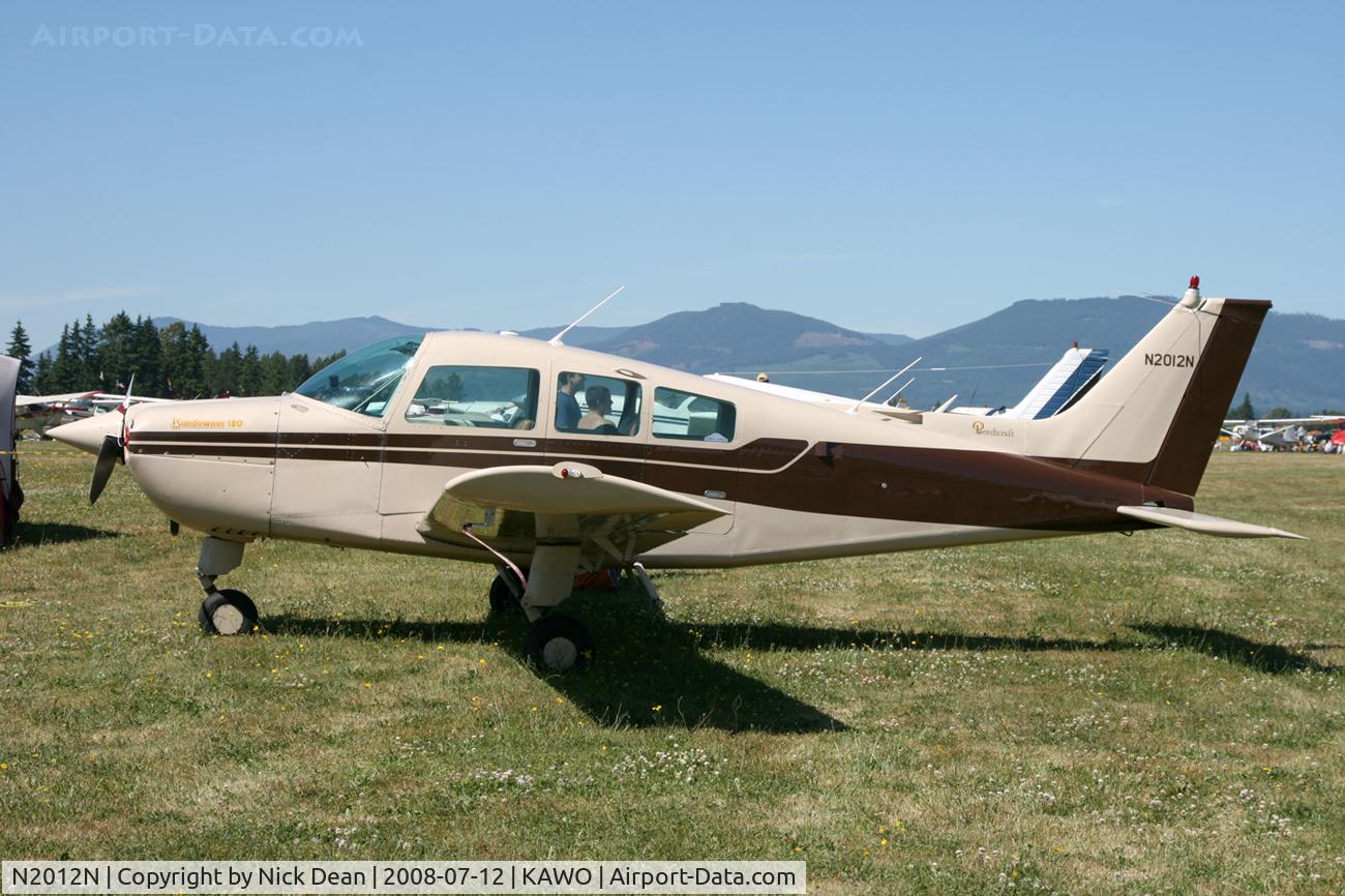 N2012N, 1978 Beech C23 Sundowner 180 C/N M-2068, Arlington fly in