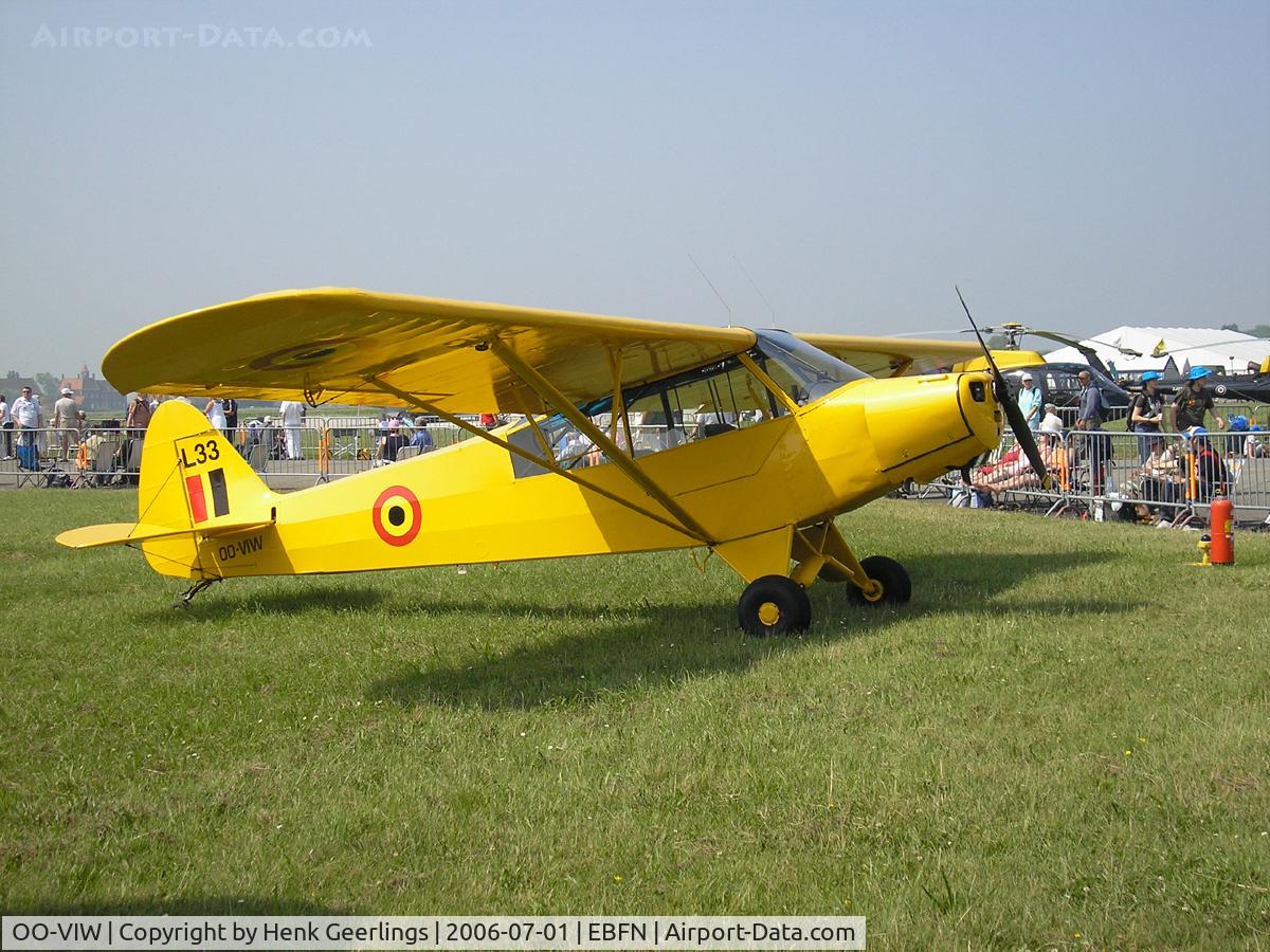 OO-VIW, Piper L-18C Super Cub (PA-18-95) C/N 18-1544, Koksijde Air Base Openday , 01 jul 2006