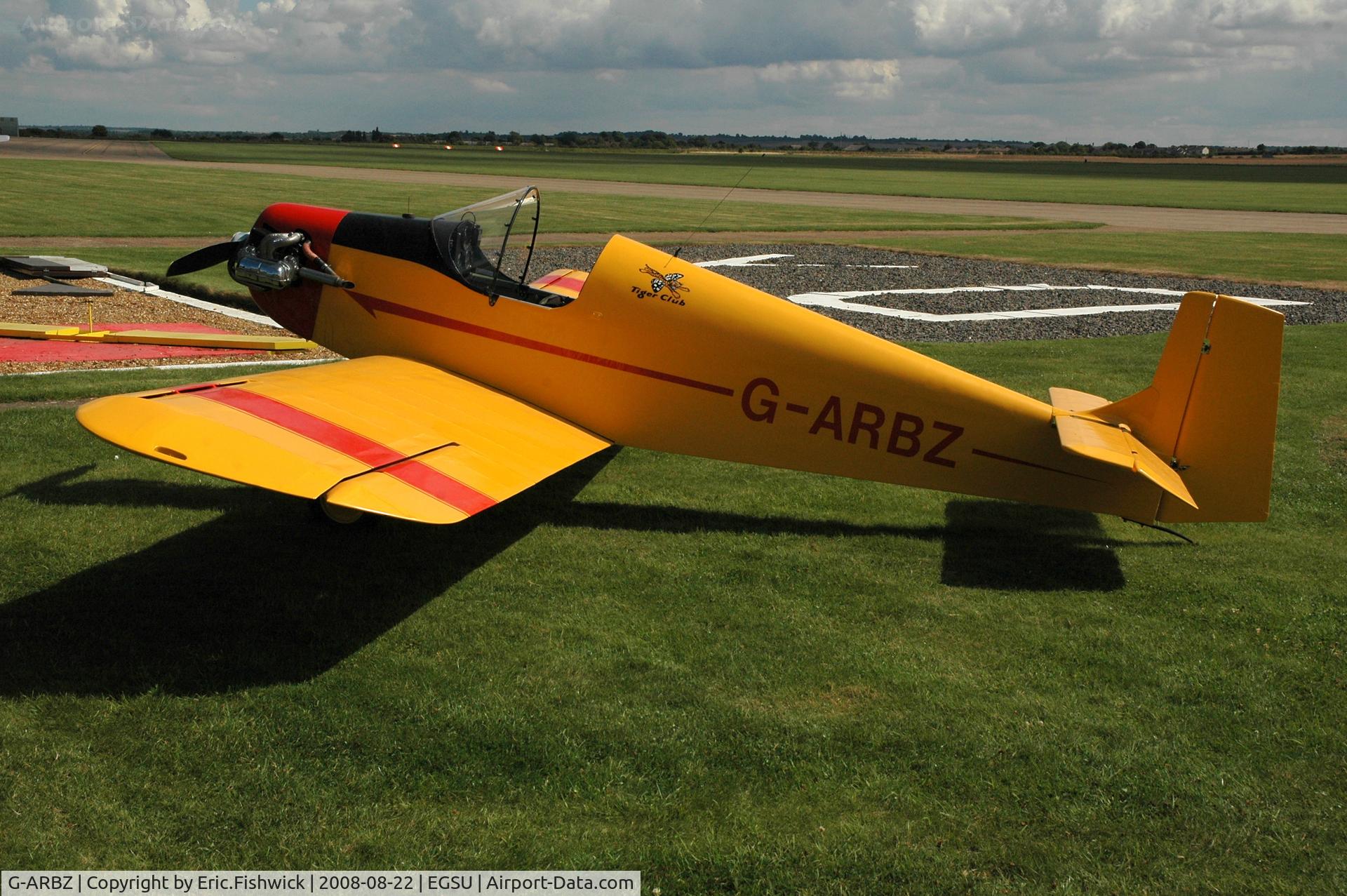 G-ARBZ, 1960 Rollason Druine D.31 Turbulent C/N PFA 553, 1. G-ARBZ at The Imperial War Museum American Airday 22 Aug 08