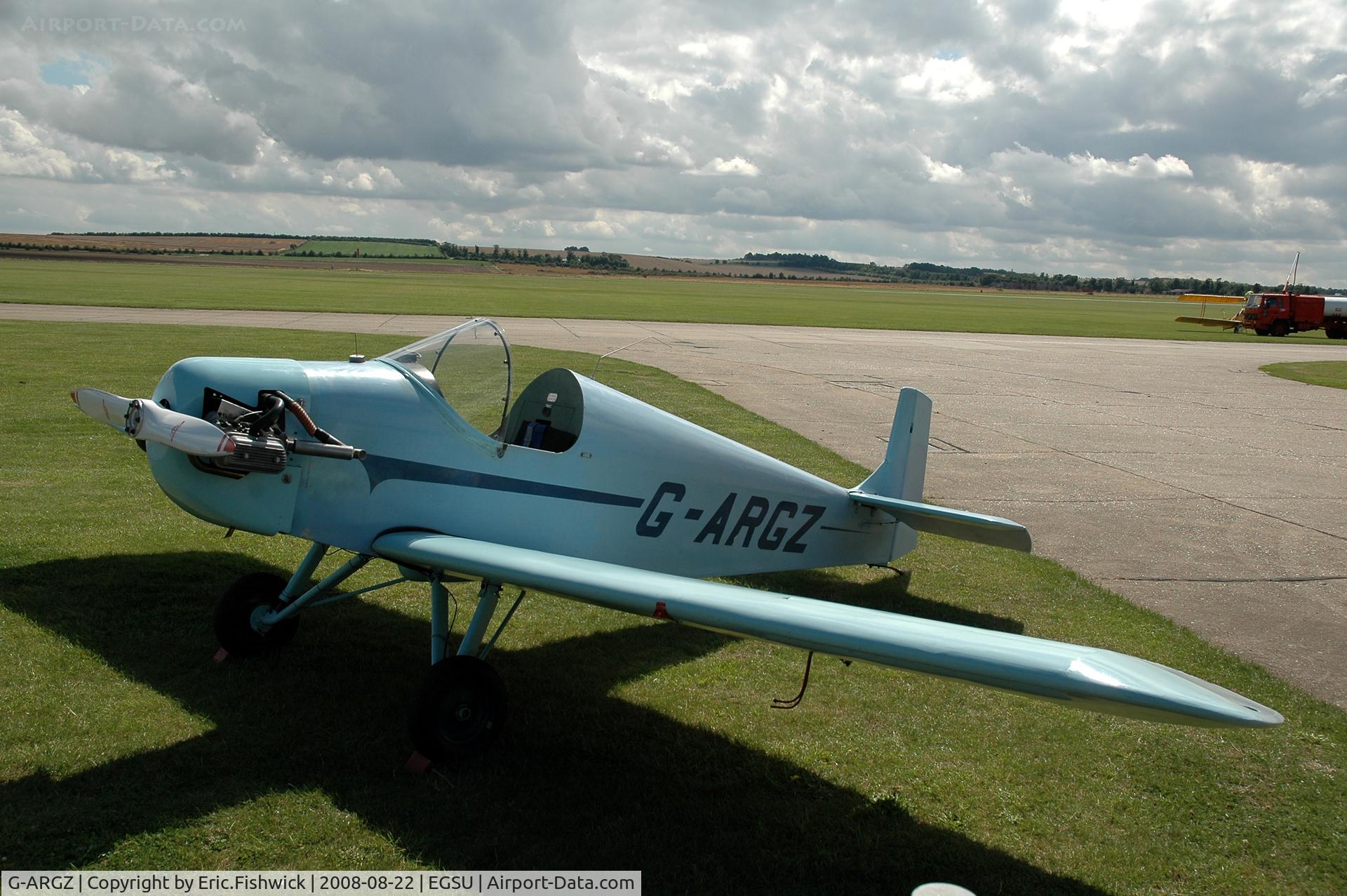 G-ARGZ, 1961 Rollason Druine D.31 Turbulent C/N PFA 562, 3. G-ARGZ at The Imperial War Museum American Airday 22 Aug 08