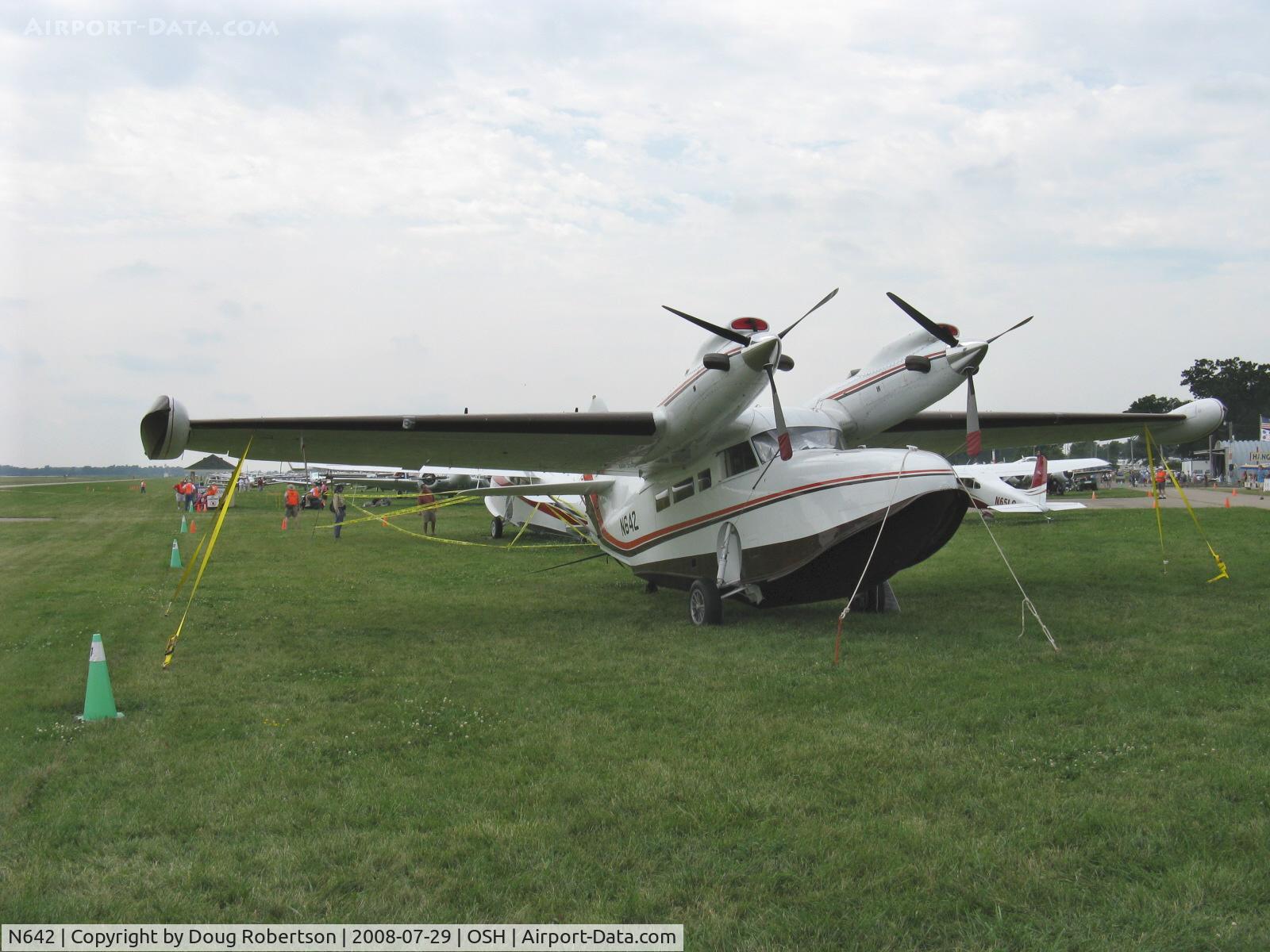 N642, 1968 McKinnon G21C C/N 1204, 1968 McKinnon (Grumman) G-21C GOOSE conversion, two P&W(C) PT6A turboprops upgrade mod, Experimental class