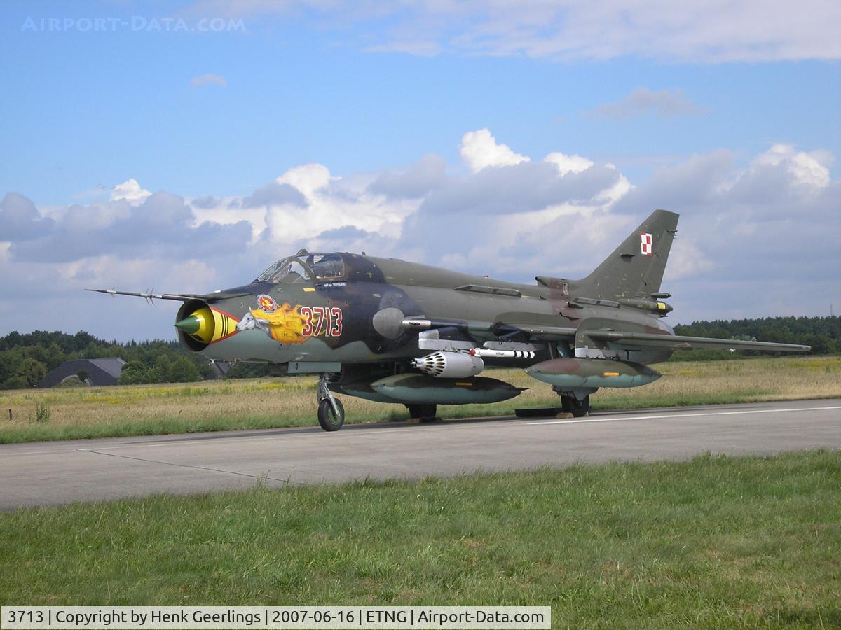 3713, Sukhoi Su-22M-4 C/N 37713, Geilenkirchen AFB 25 years NATO , 16 jun 2007