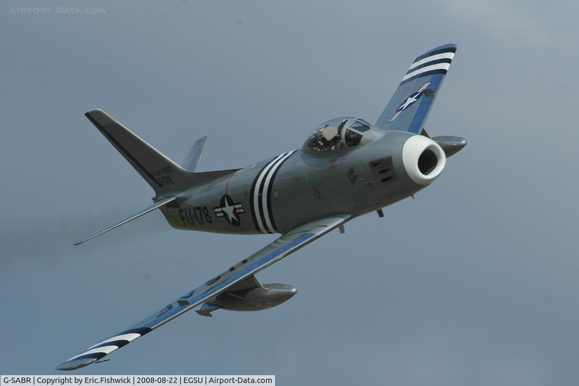 G-SABR, 1948 North American F-86A Sabre C/N 151-083 (151-43547), 43. 48-178 The World's only airworthy F-86A Sabre - has ben sold to new Owners in the U.S.A. (2014)
