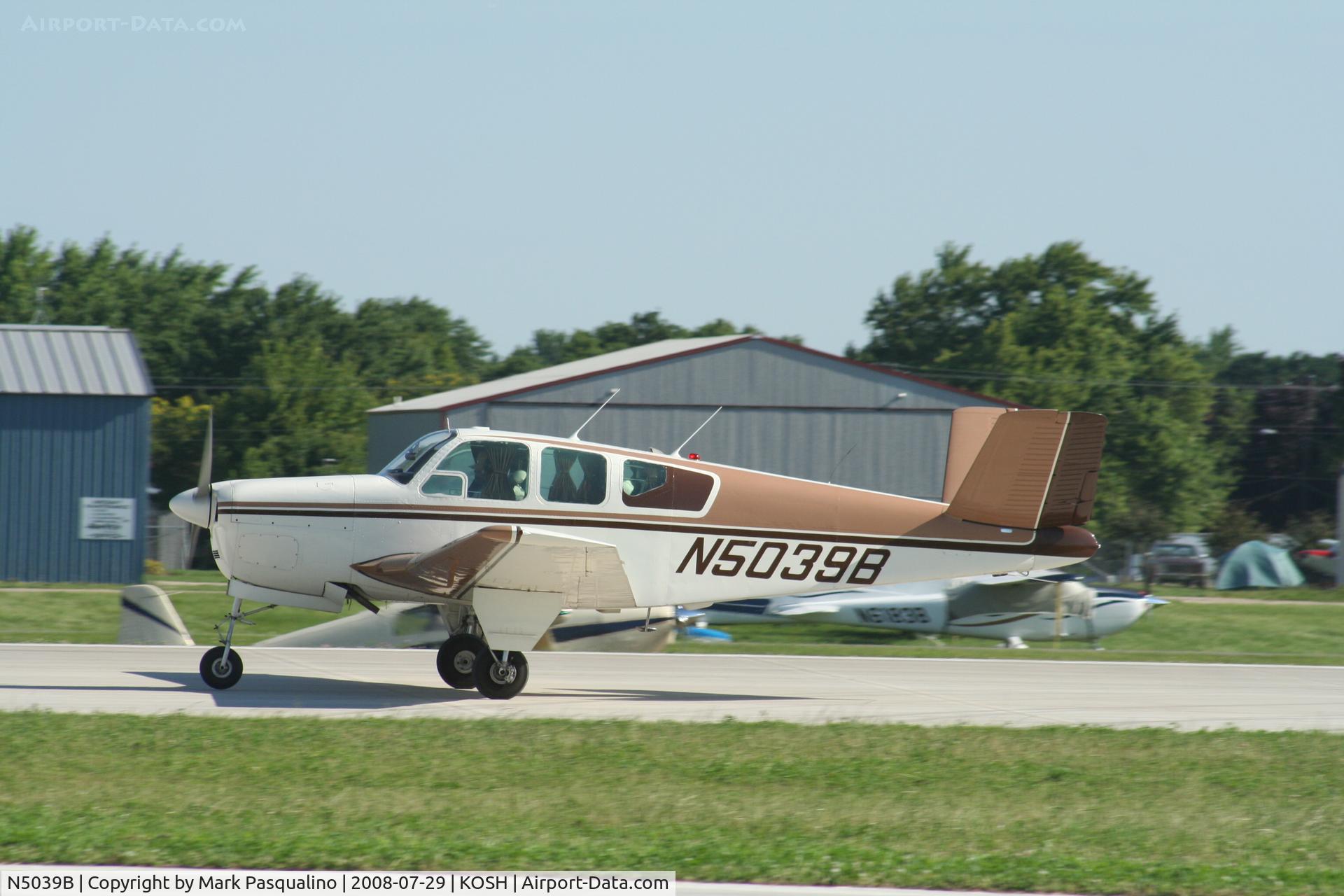 N5039B, 1955 Beech F35 Bonanza C/N D-4306, Beech F35
