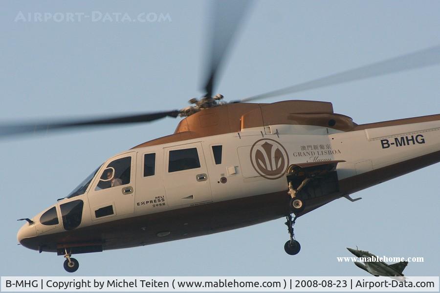 B-MHG, 1997 Sikorsky S-76B C/N 760465, From Heli Express doing the shuttle between Macau and Hong Kong Island
