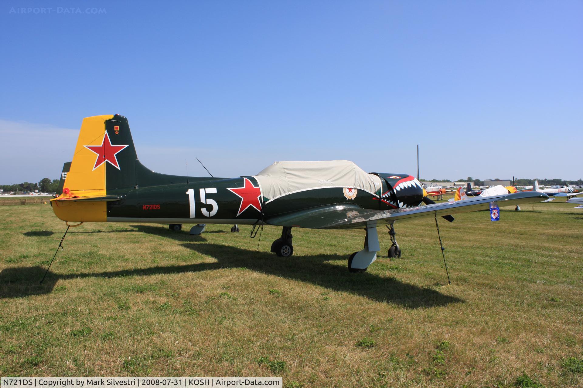 N721DS, 1984 Nanchang CJ-6 C/N 4032020, Oshkosh 2008