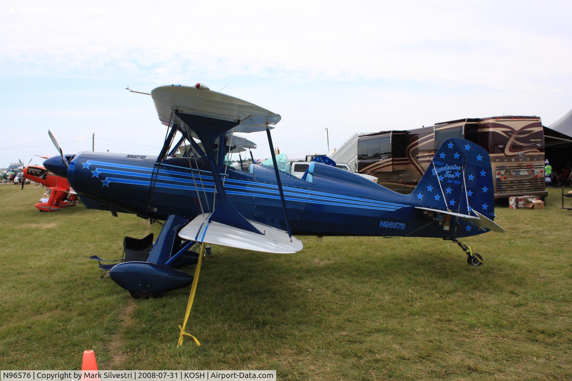 N96576, 1989 Stolp SA-300 Starduster Too C/N 1332, Oshkosh 2008