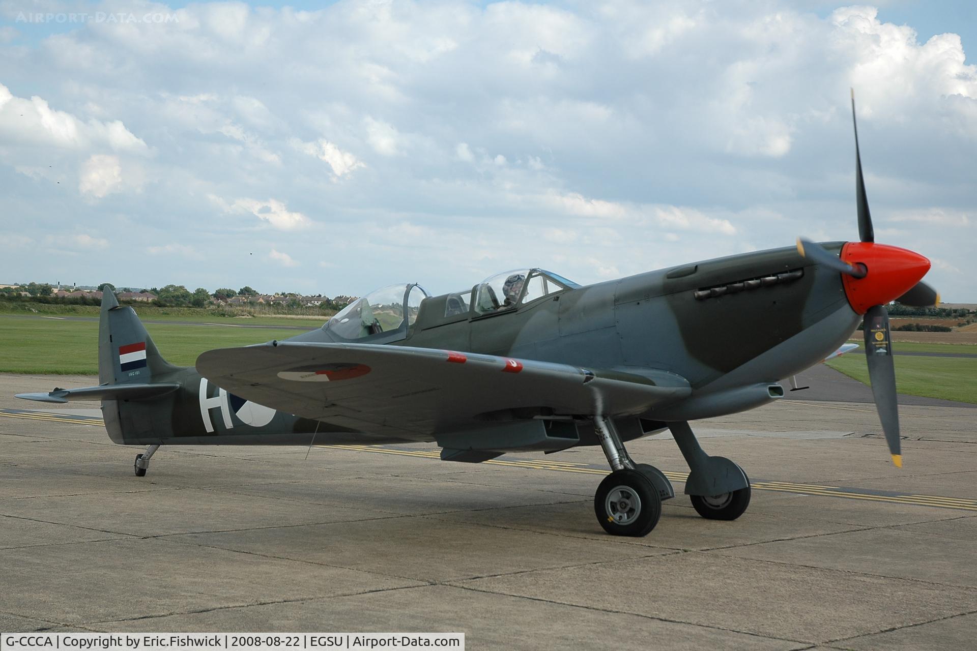 G-CCCA, 1944 Supermarine 509 Spitfire TR.IXc C/N CBAF.9590, 3. G-CCCA at The Imperial War Museum American Airday 22 Aug 08