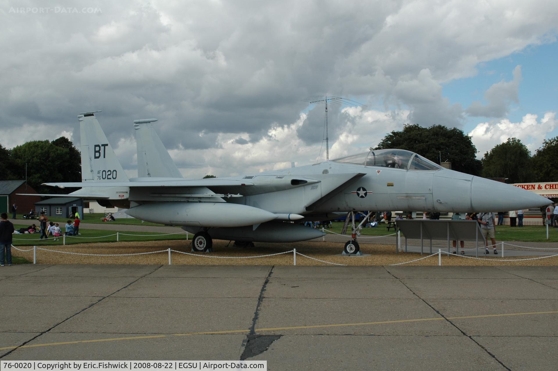 76-0020, 1976 McDonnell Douglas F-15A Eagle C/N 0199/A172, 2. McDonnell Douglas F-15A Eagle at The Imperial War Museum American Airday 22 Aug 08