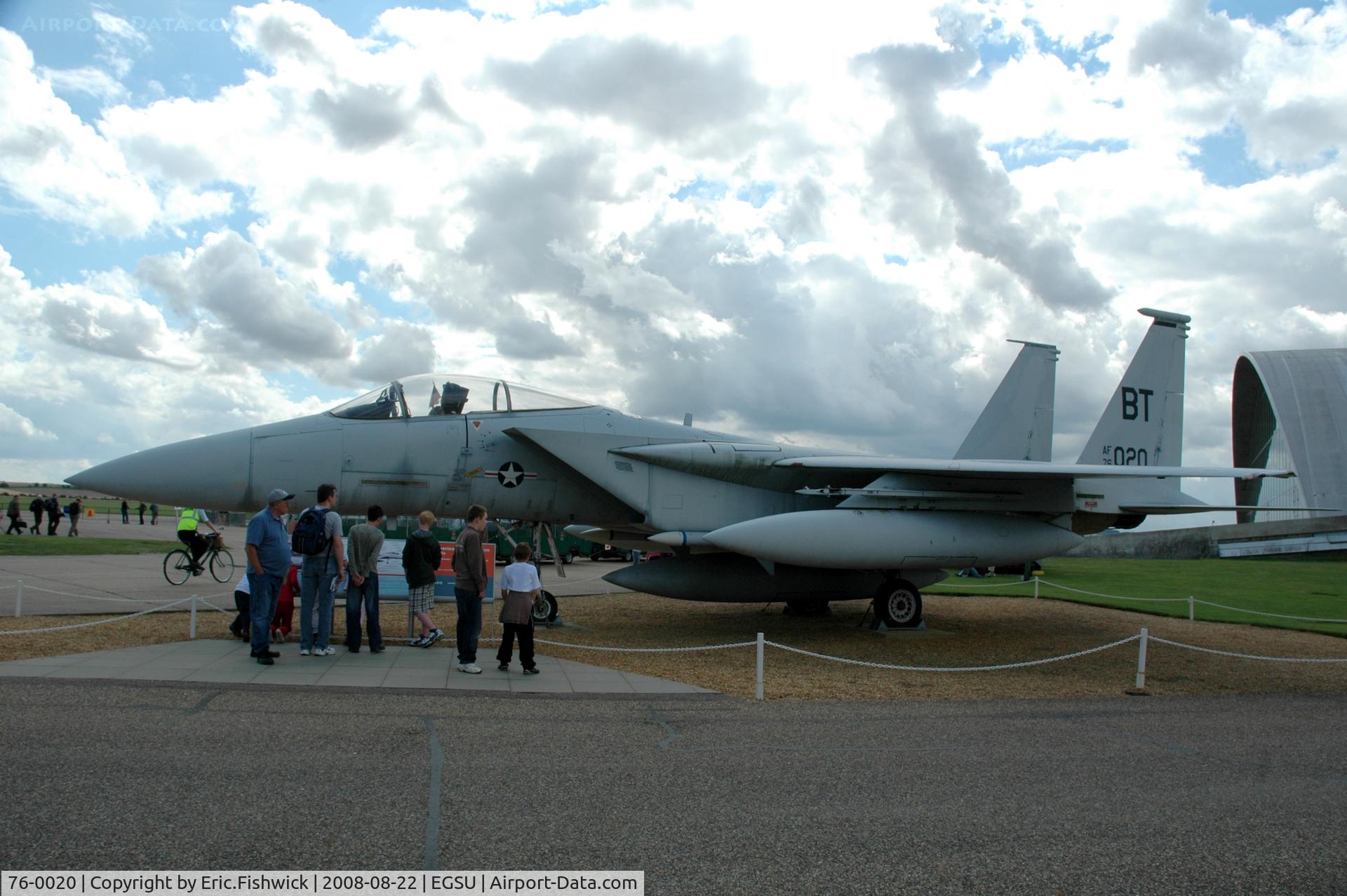 76-0020, 1976 McDonnell Douglas F-15A Eagle C/N 0199/A172, 1. McDonnell Douglas F-15A Eagle at The Imperial War Museum American Airday 22 Aug 08