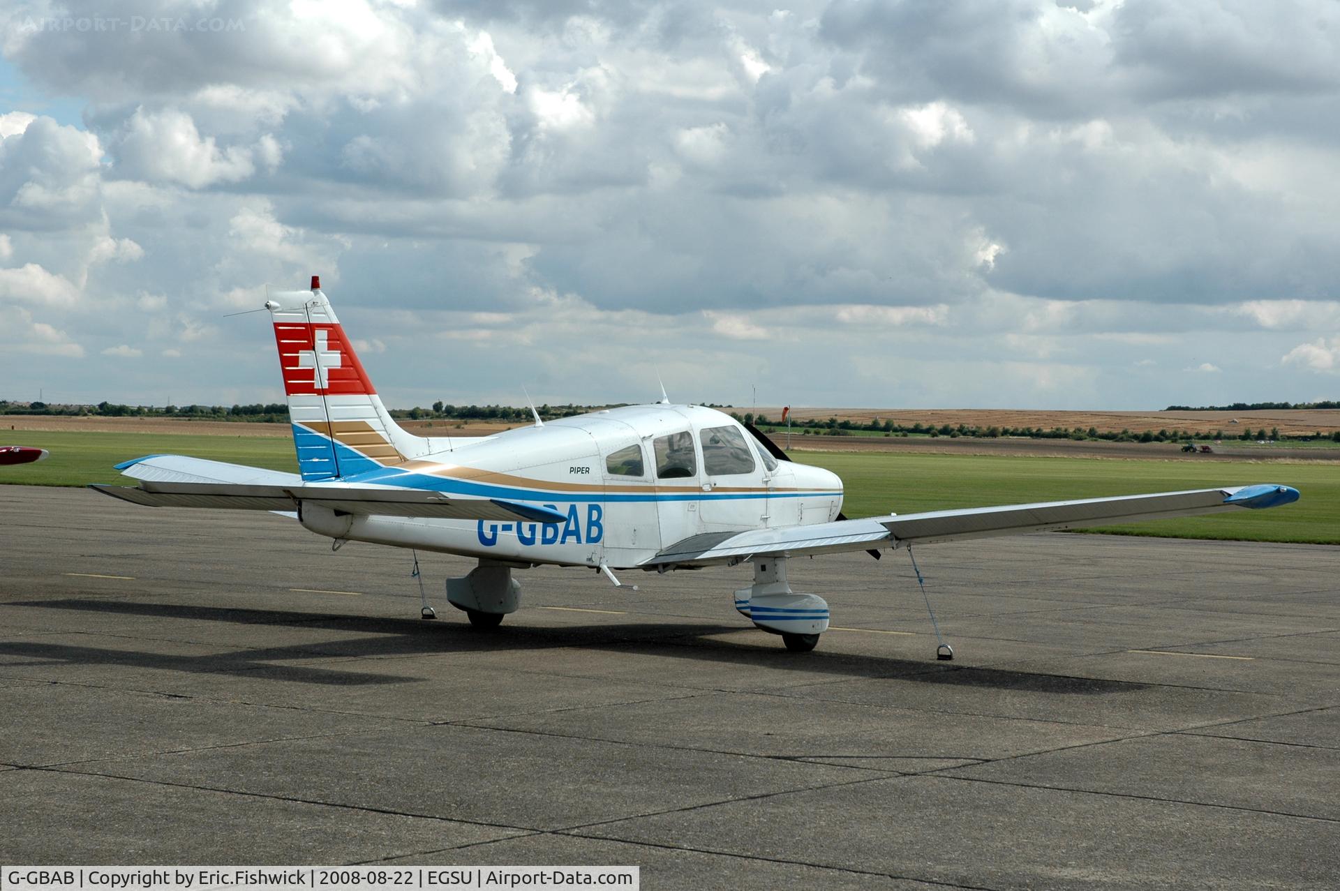 G-GBAB, 1978 Piper PA-28-161 Warrior II C/N 28-7816495, 2. G-GBAB at The Imperial War Museum American Airday 22 Aug 08
