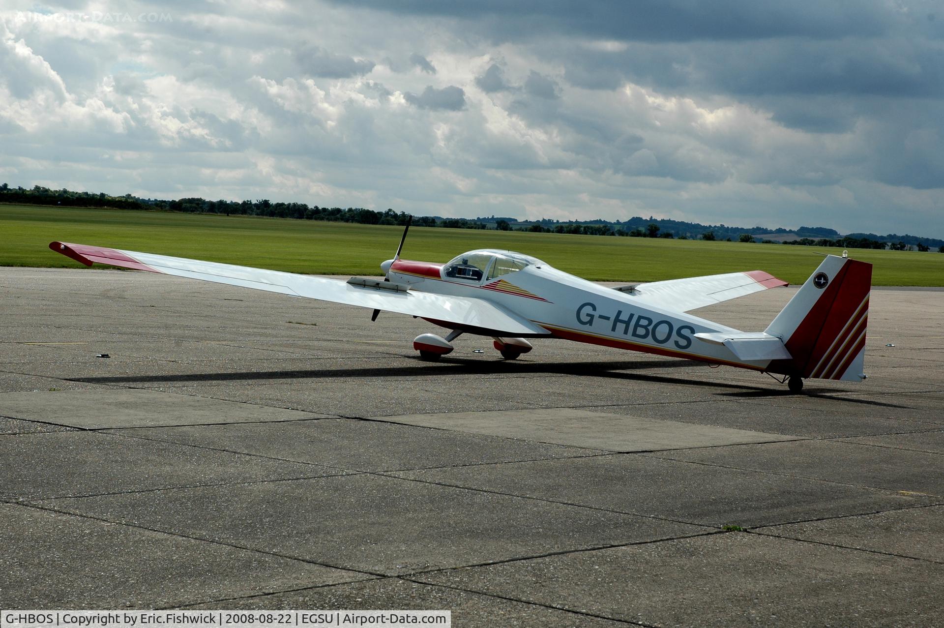 G-HBOS, 1994 Scheibe SF-25C Falke C/N 44574, 1. G-HBOS at The Imperial War Museum American Airday 22 Aug 08