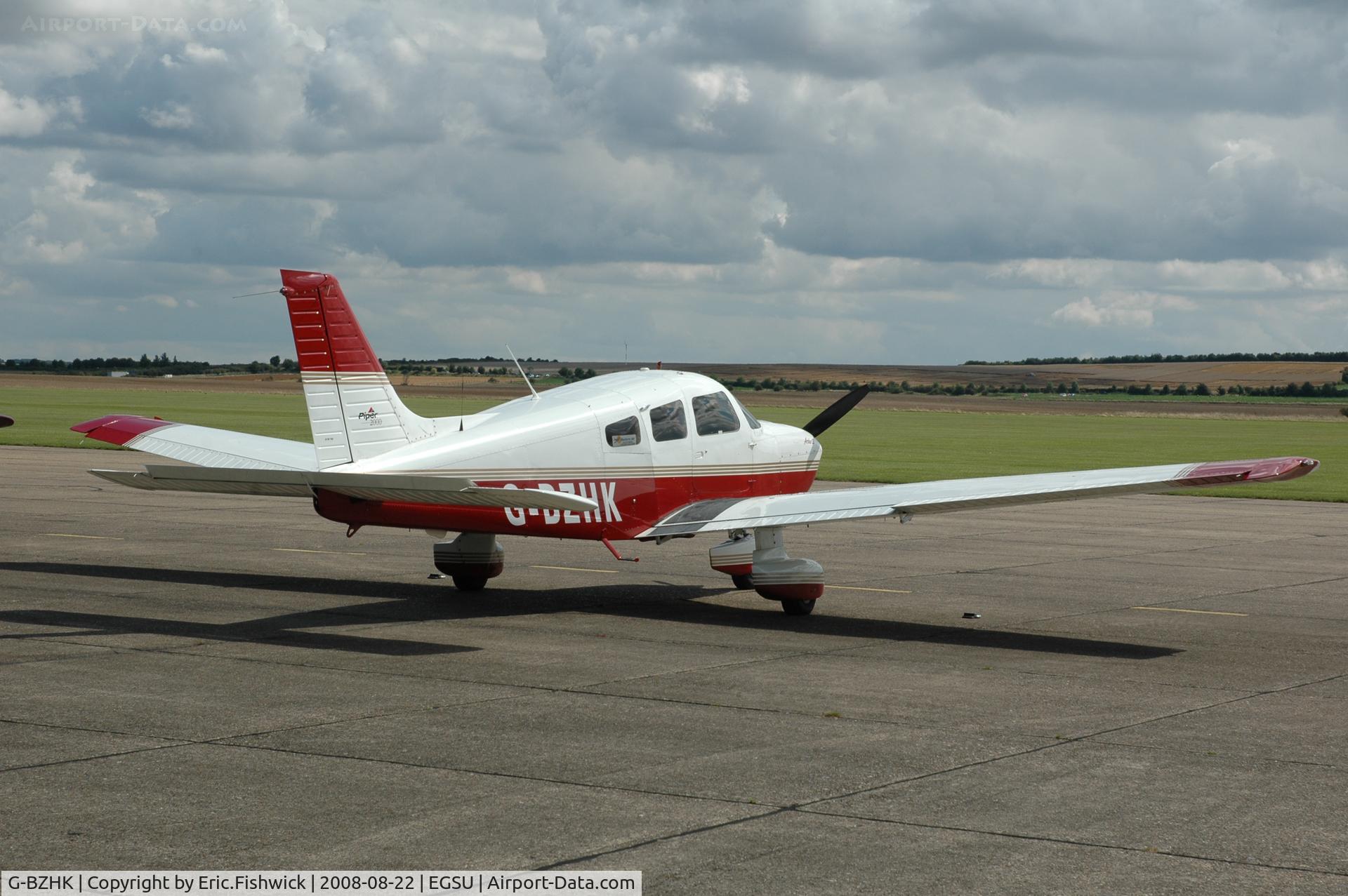 G-BZHK, 2000 Piper PA-28-181 Cherokee Archer III C/N 2843347, 2. G-BZHK at The Imperial War Museum American Airday 22 Aug 08