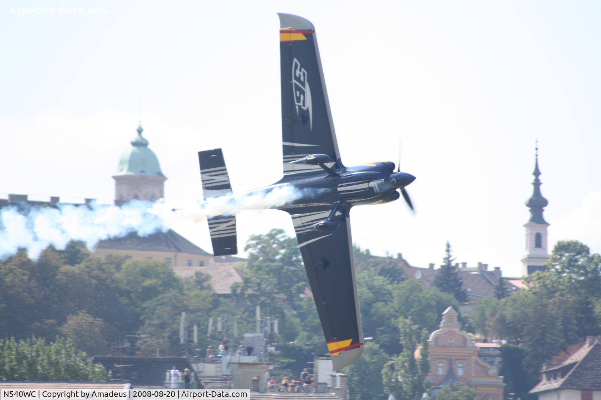 N540WC, 2001 Zivko Edge 540 C/N 0028, @ Red Bull Air Race Budapest 2008