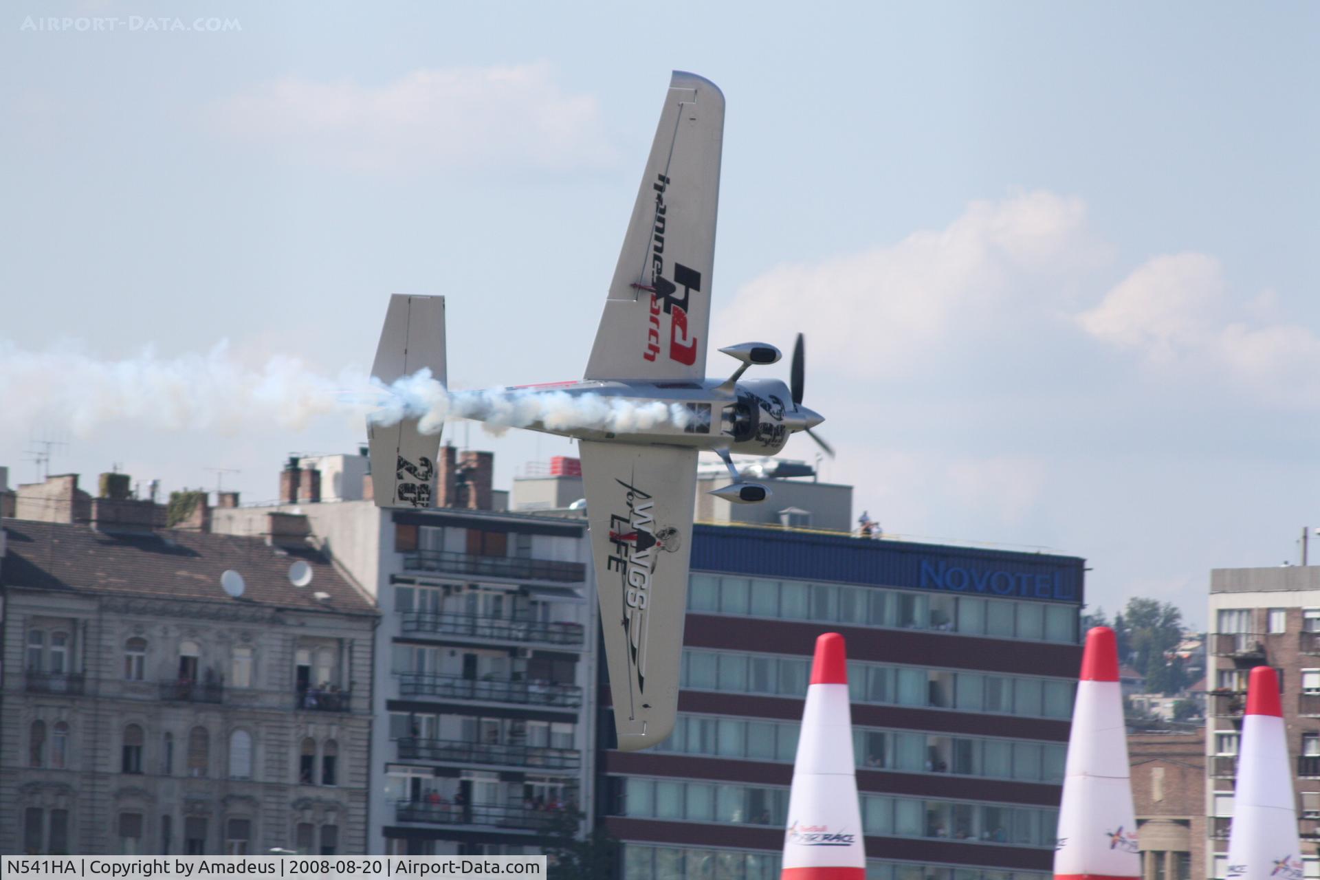 N541HA, 2008 Zivko Edge 540 C/N 0041A, @ Red Bull Air Race Budapest 2008