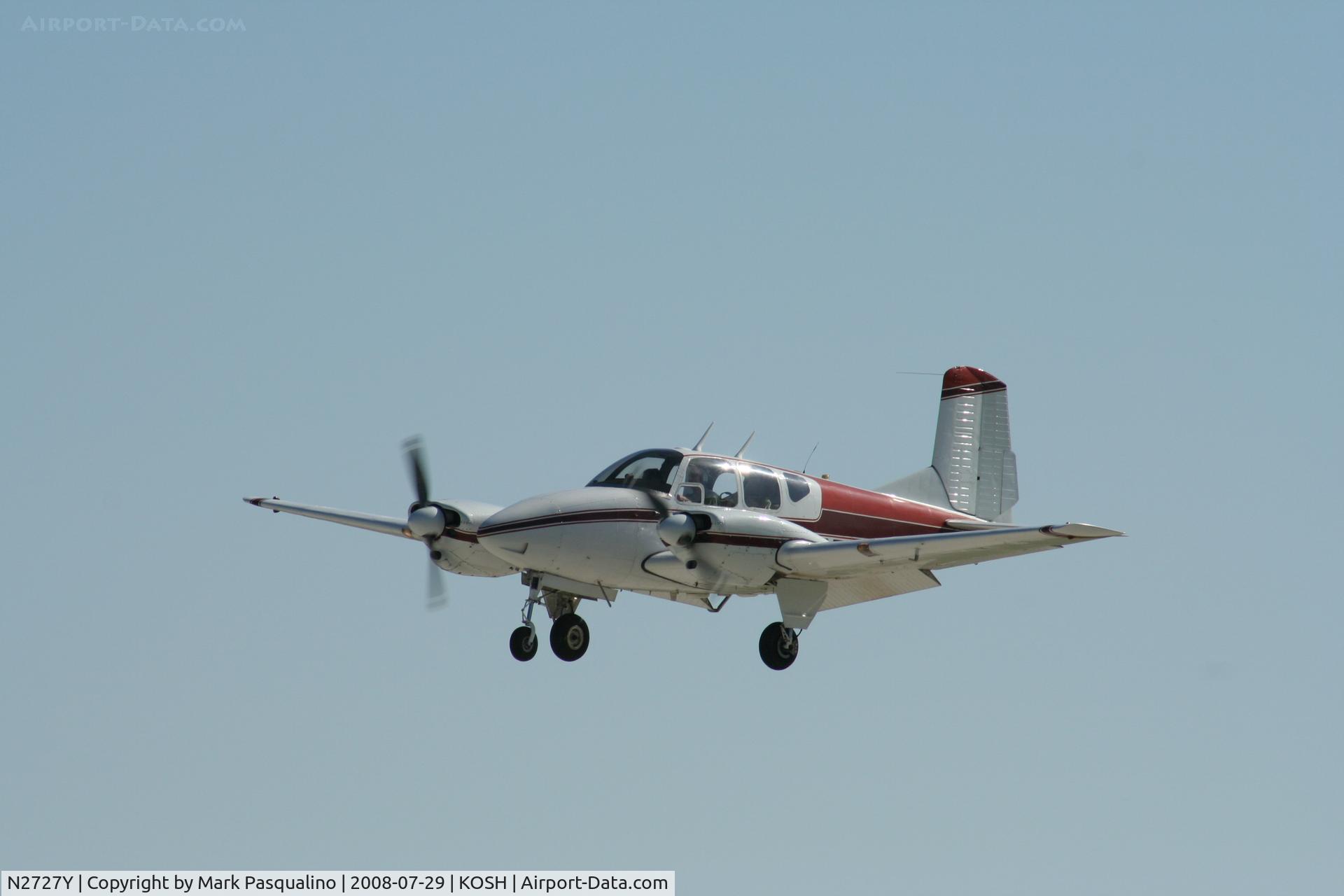 N2727Y, 1958 Beech 95 Travel Air C/N TD-79, Beech 95