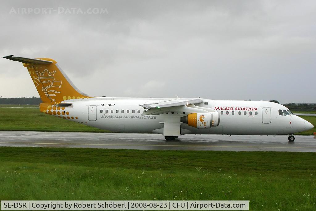 SE-DSR, 1994 British Aerospace Avro 146-RJ100A C/N E3244, Fuelstop on the way to CFU/LGKR
