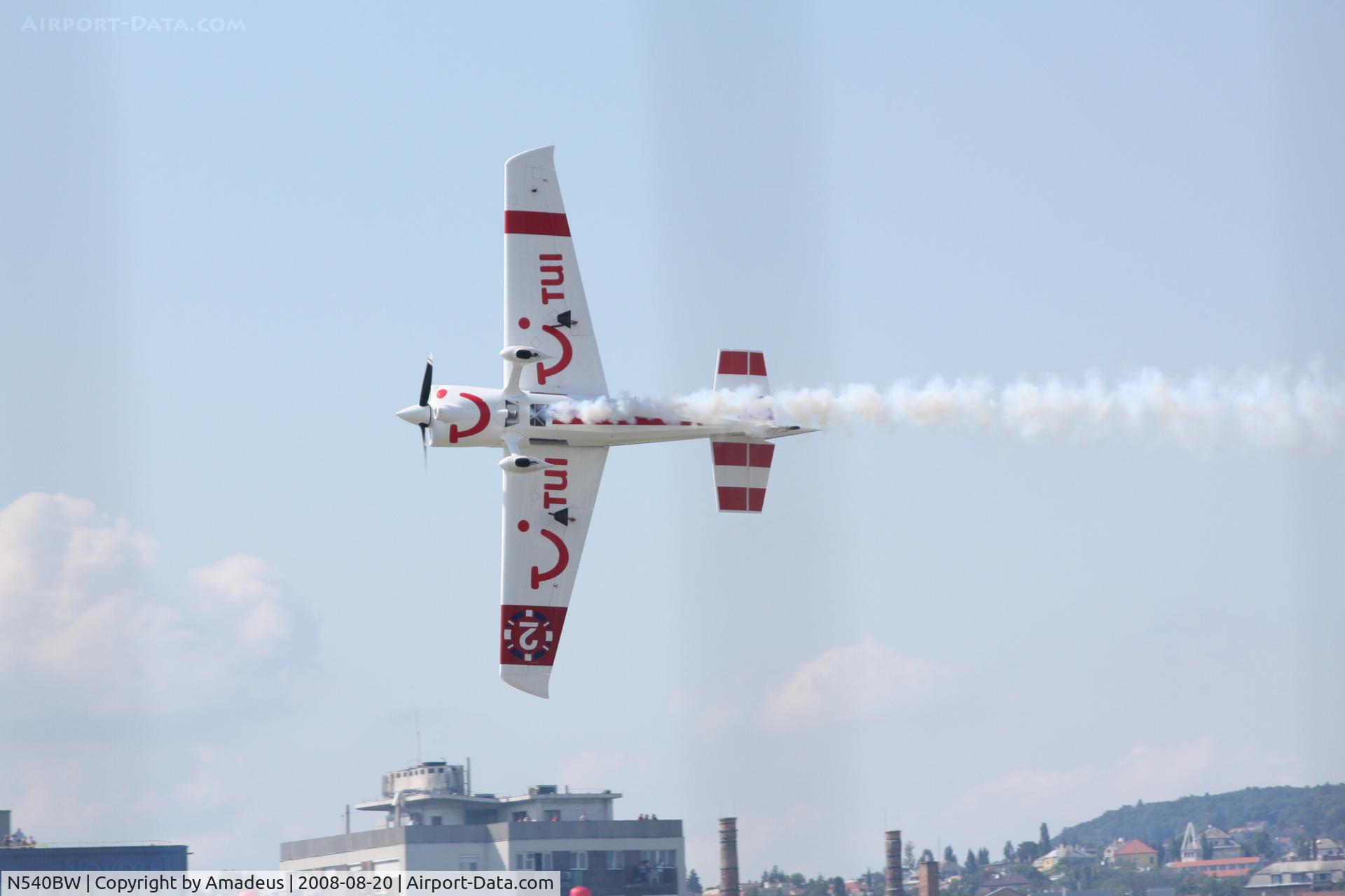N540BW, 1998 Zivko Edge 540 C/N 0021, @ Red Bull Air Race Budapest 2008
