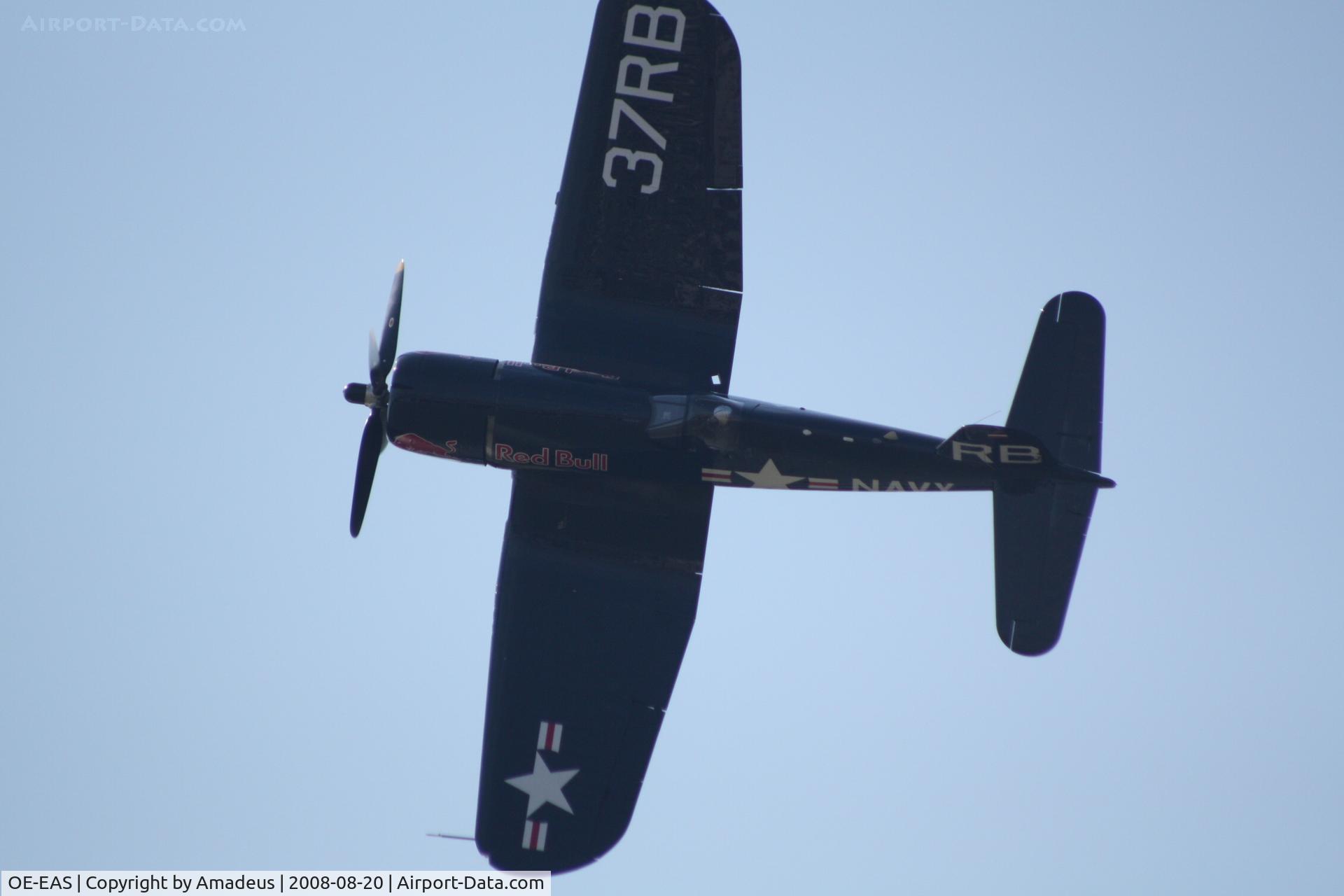 OE-EAS, 1945 Vought F4U-4 Corsair C/N 9149, @ Red Bull Air Race Budapest 2008