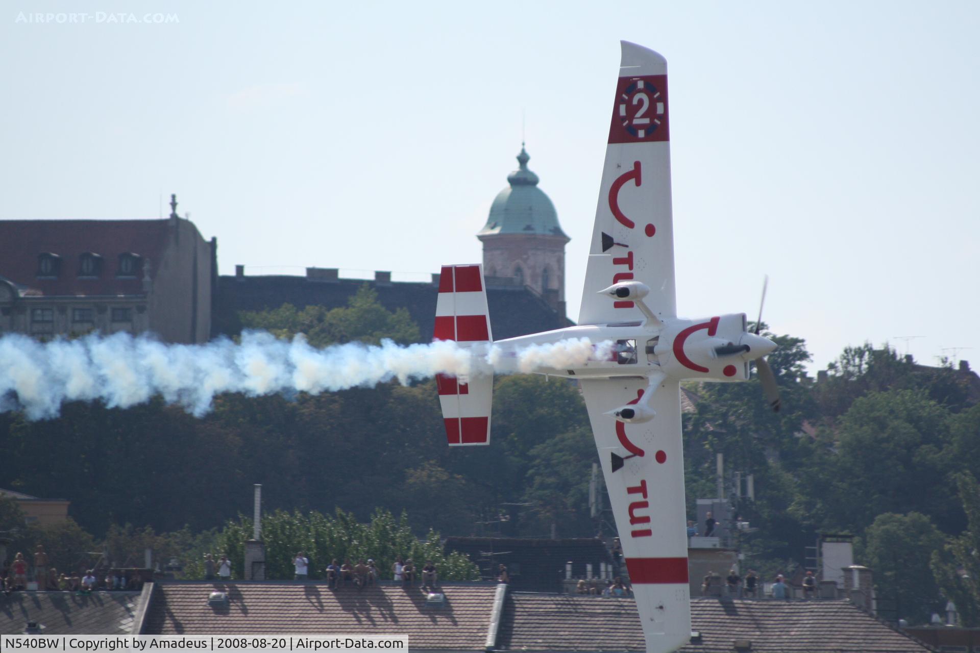 N540BW, 1998 Zivko Edge 540 C/N 0021, @ Red Bull Air Race Budapest 2008