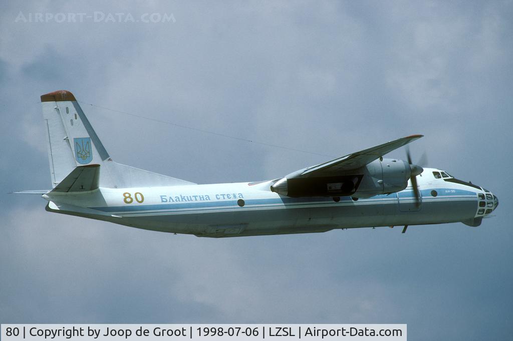 80, Antonov An-30 C/N 480, Participant of Co-operatibe Change 1998.
