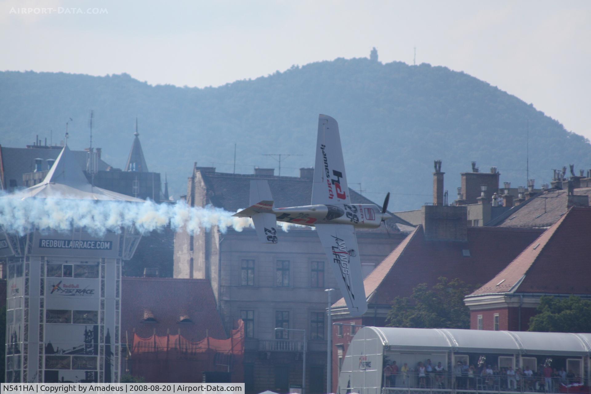 N541HA, 2008 Zivko Edge 540 C/N 0041A, @ Red Bull Air Race Budapest 2008