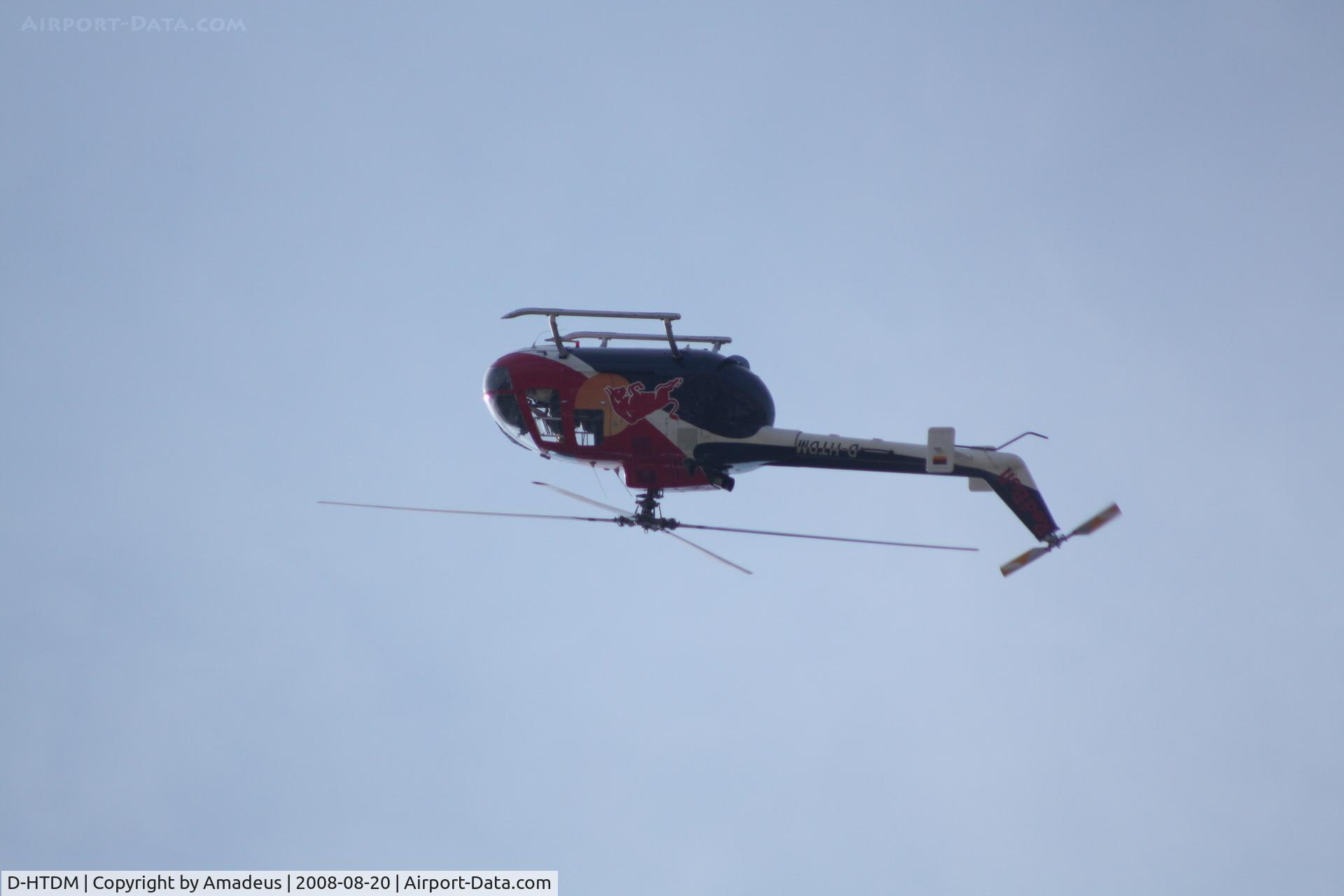 D-HTDM, MBB Bo-105CB-4 C/N S-140, @ Red Bull Air Race Budapest 2008