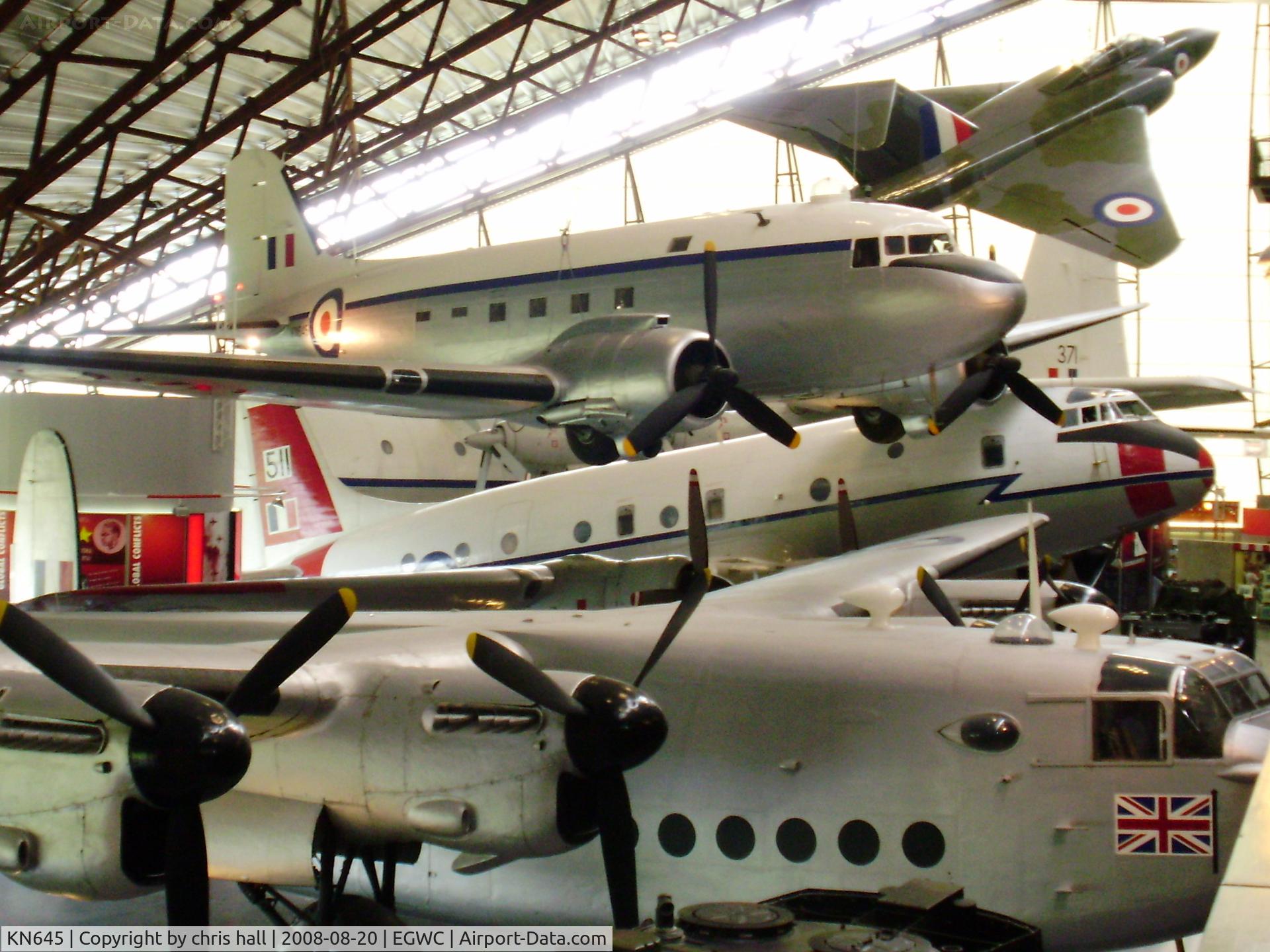 KN645, 1944 Douglas Dakota C.4 C/N 16587 / 33335, Royal Air Force Museum