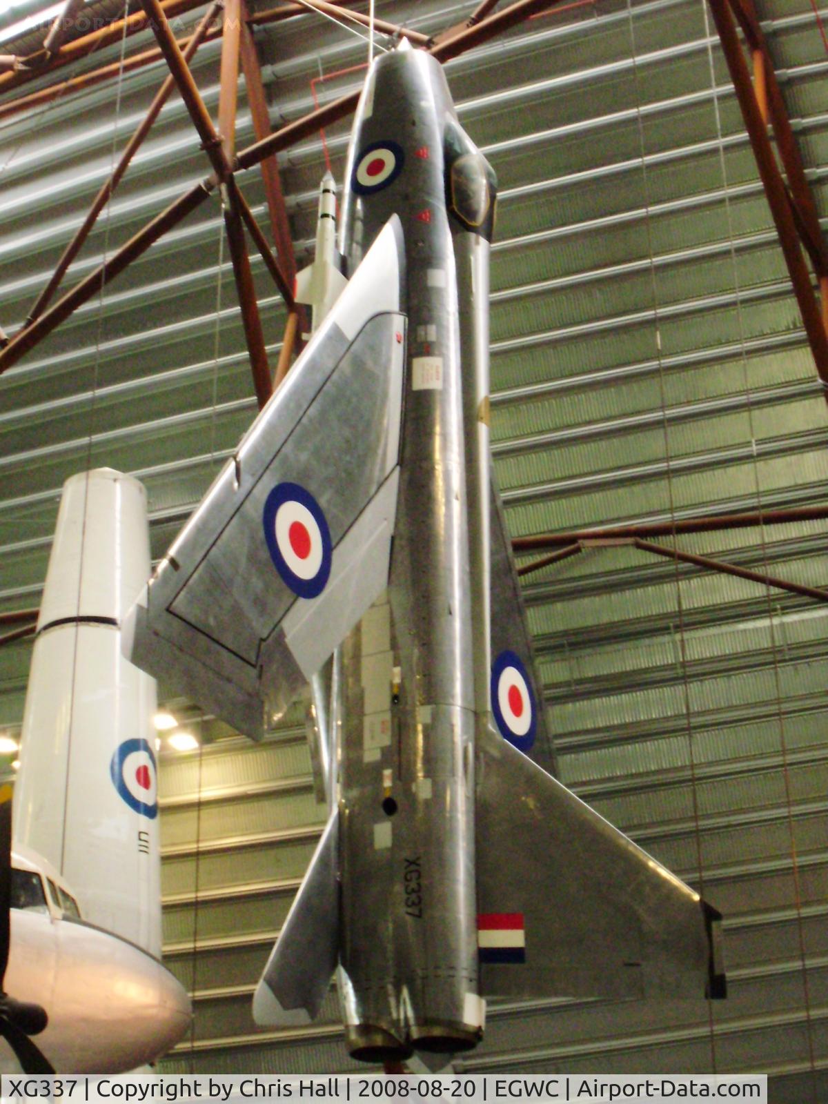 XG337, English Electric Lightning F.1 C/N 95026/1, Royal Air Force Museum