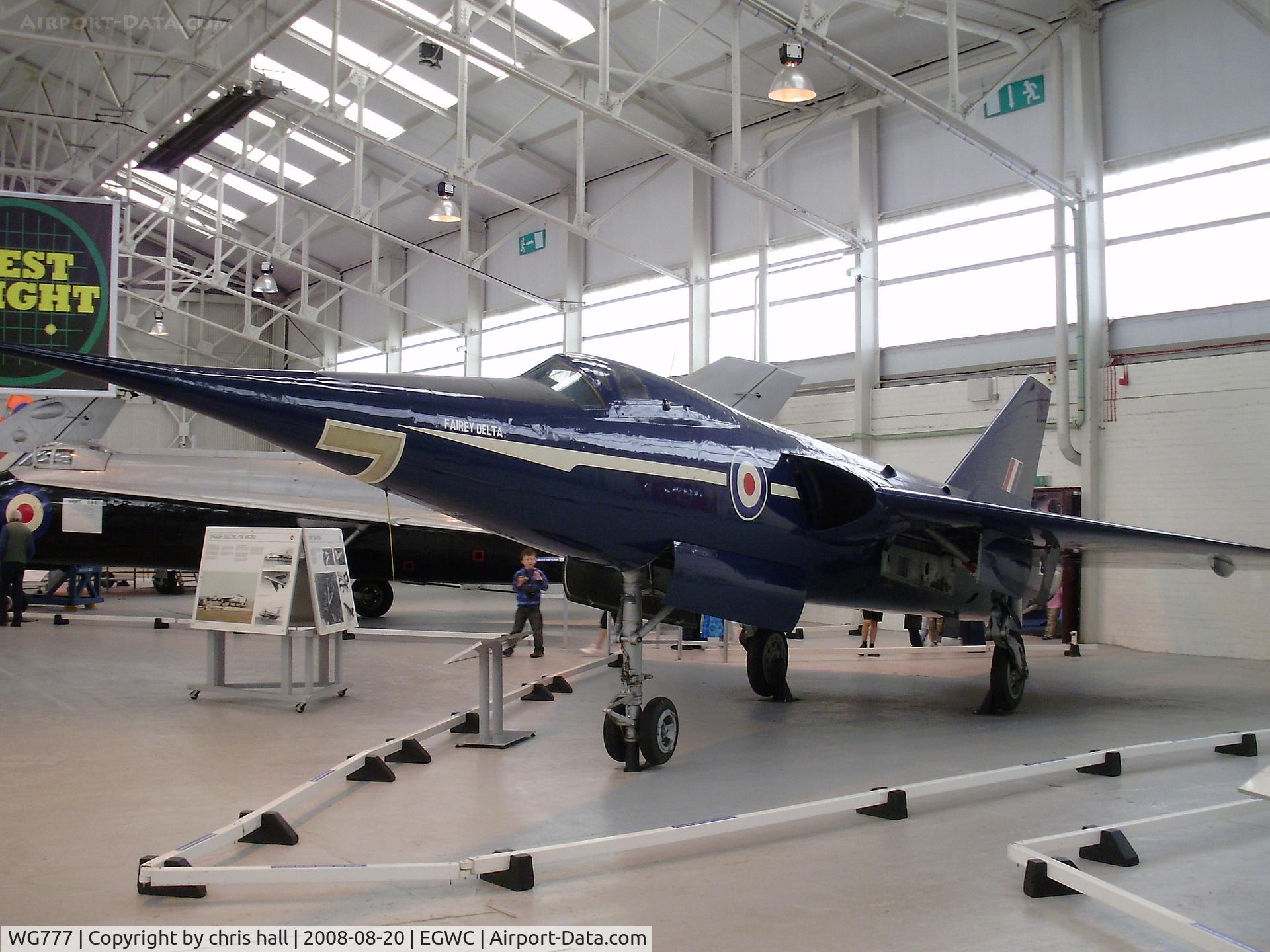 WG777, 1956 Fairey Delta FD2 C/N F9422, Royal Air Force Museum