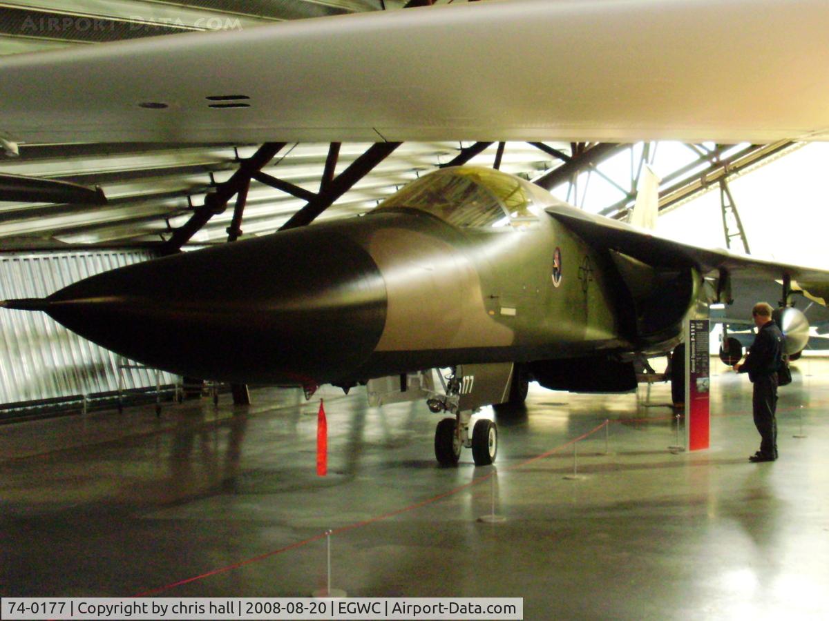 74-0177, 1974 General Dynamics F-111F Aardvark C/N E2-95, Royal Air Force Museum