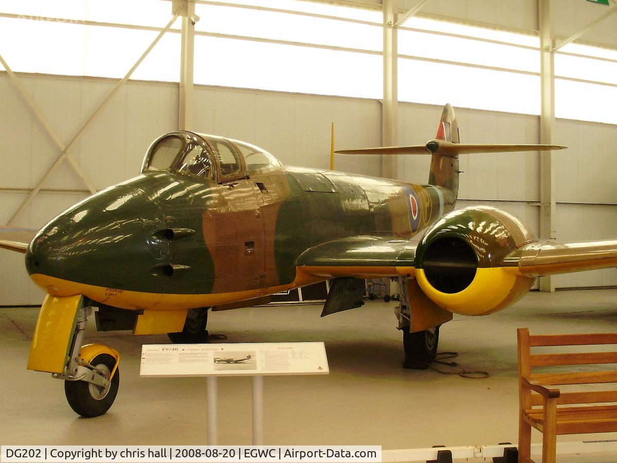 DG202, Gloster Meteor F.9/40 C/N Not found DG202, Royal Air Force Museum